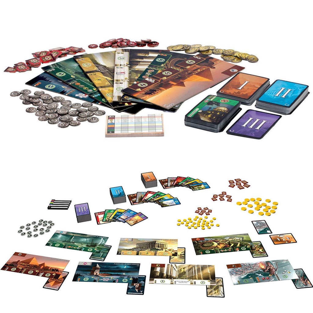 7 Wonders Boardgame Xây dựng 7 kỳ quan hộp cứng bản đẹp