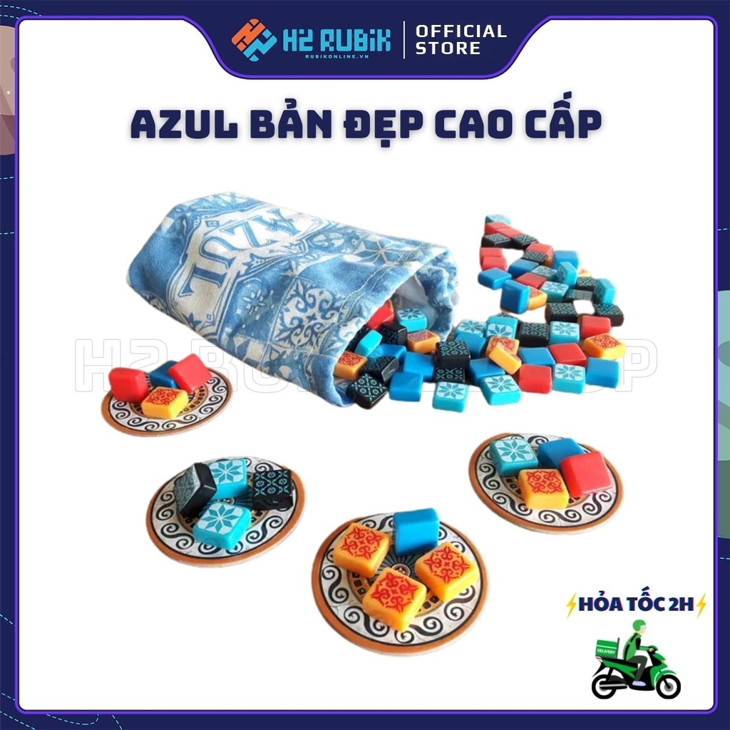 Azul Board Game Chiến Thuật Hộp Cứng Bản Đẹp (Tiếng Anh US)