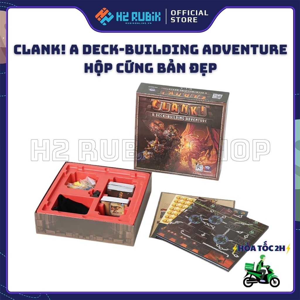 Clank! A Deck-Building Adventure Board Game thẻ bài chiến thuật bản đẹp