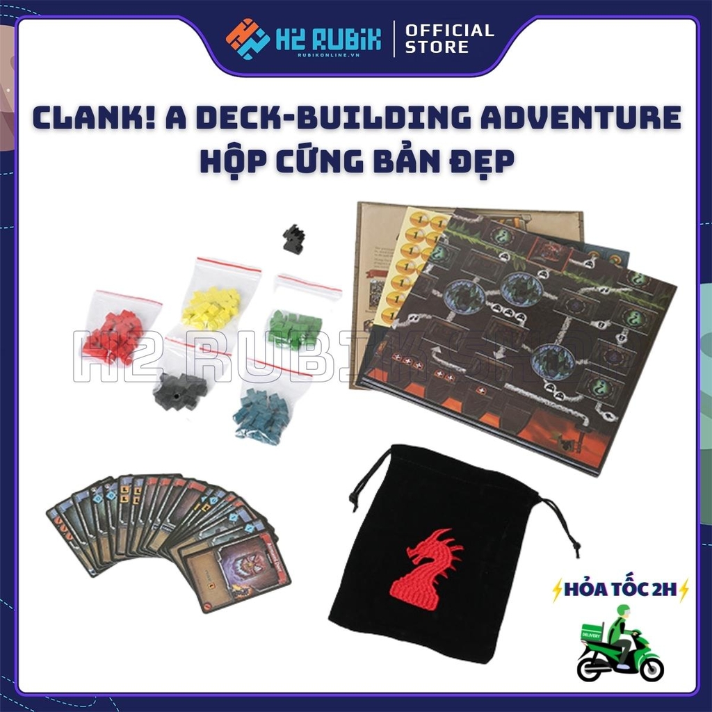 Clank! A Deck-Building Adventure Board Game thẻ bài chiến thuật bản đẹp