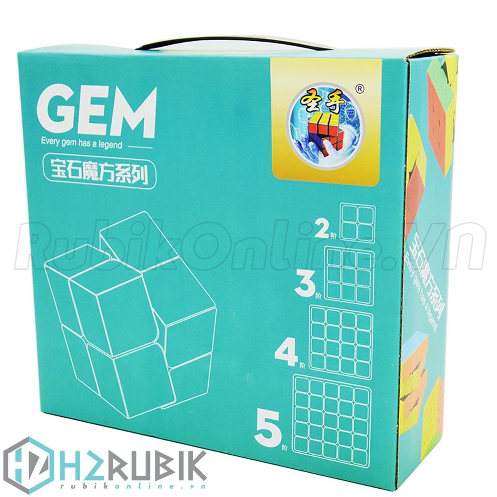 Combo Rubik 4 chiếc - Shengshou Gift Package Gem