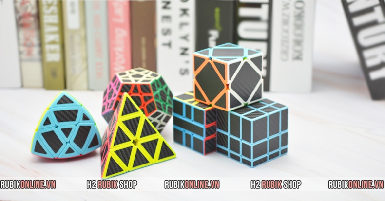 Combo Rubik Lefun Carbon 6 chiếc