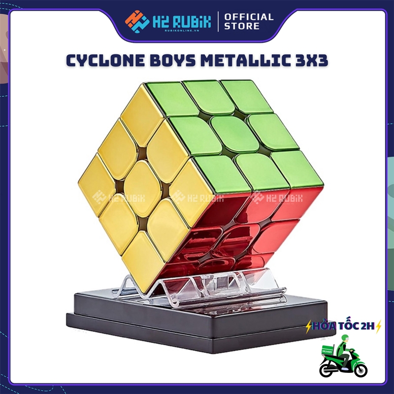 Cyclone Boys Metallic 3x3 Rubik mạ kim loại siêu đẹp