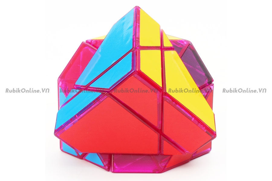 Dayan Tangram Cube Transparent - Tím trong suốt phiên bản giới hạn