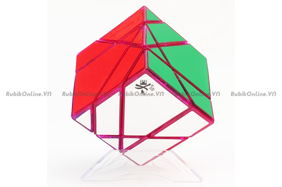 Dayan Tangram Cube Transparent - Tím trong suốt phiên bản giới hạn