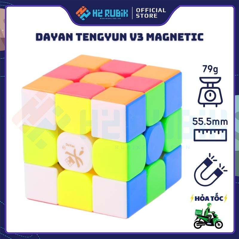 DaYan TengYun V3 Rubik 3x3 Cao Cấp Nam Châm Sẵn