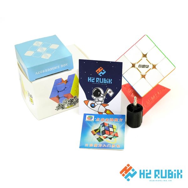 Combo Rubik 2x2 3x3 4x4 5x5 DianSheng Có nam châm sẵn