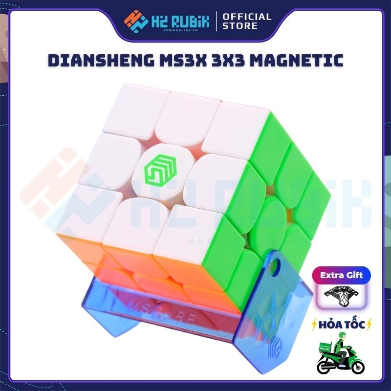 DianSheng MS3X 3x3 M Có nam châm sẵn (Black Core)