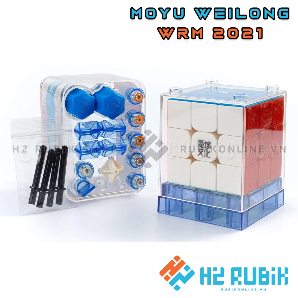 Rubik 3x3 MoYu Weilong WRM 2021 có nam châm tùy chỉnh cao cấp