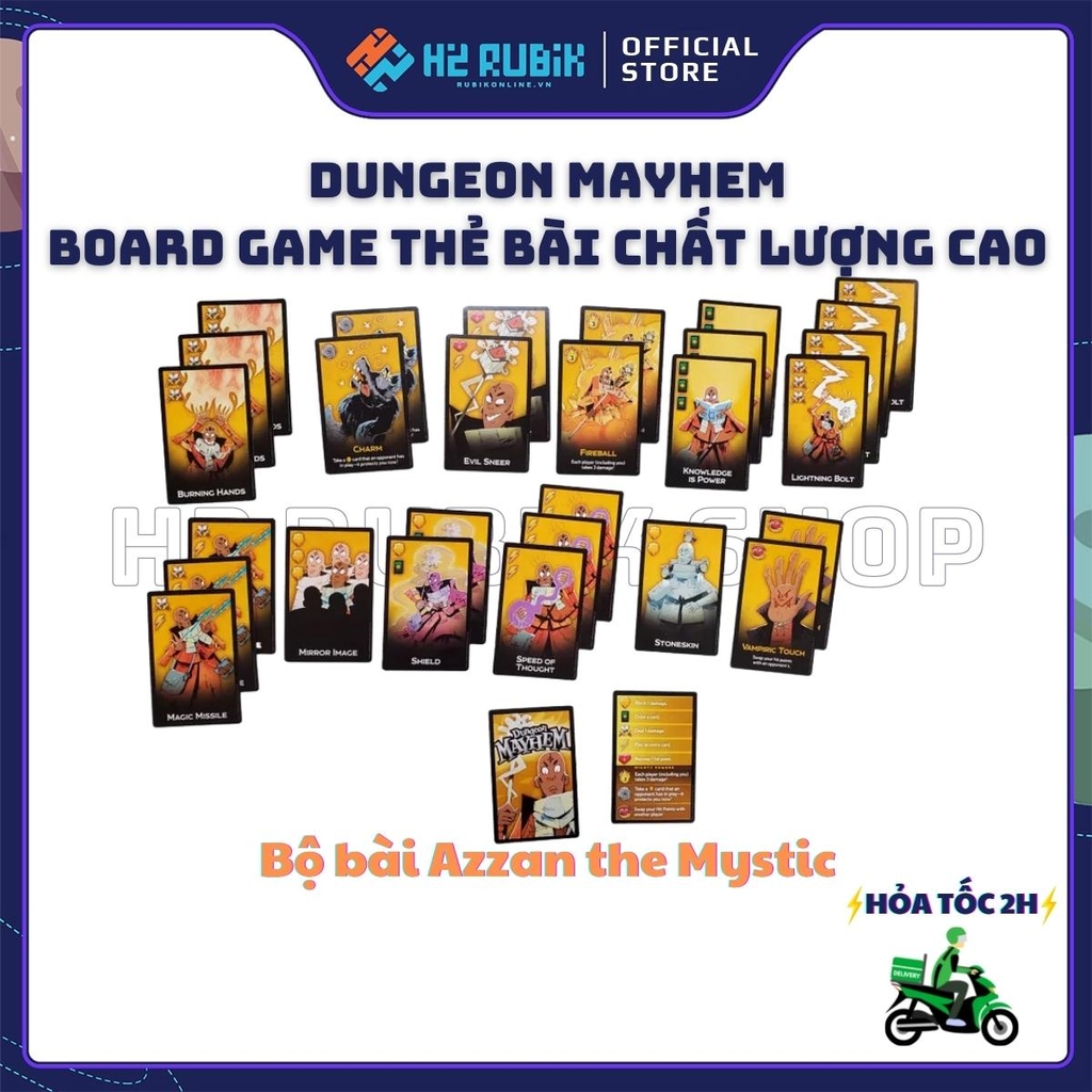 Dungeon Mayhem Board Game D&D thẻ bài chất lượng cao