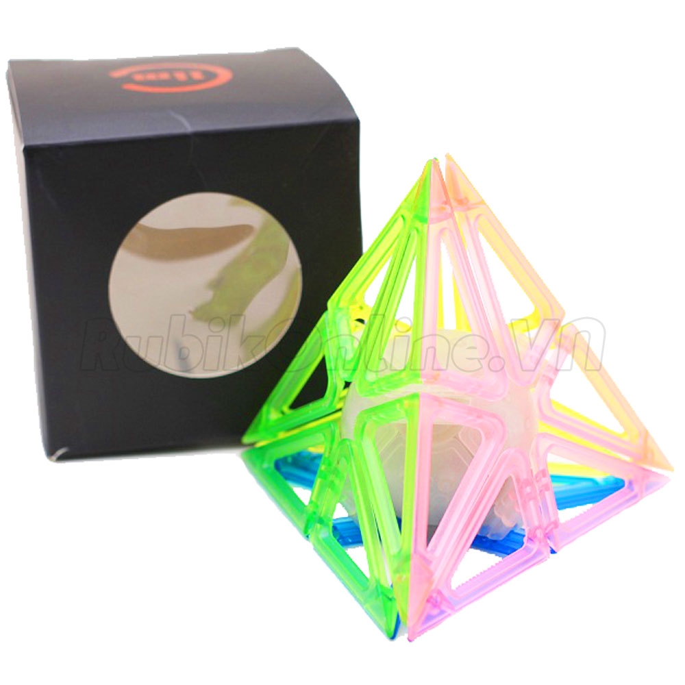 FangShi LimCube 2x2 Frame Pyraminx Transparent