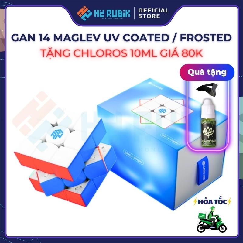 GAN 14 Maglev UV - Frosted Rubik 3x3 Tốt Nhất Thế Giới