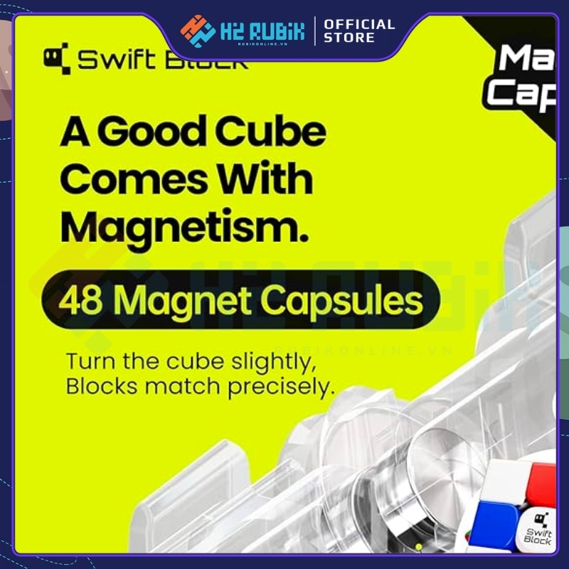 GAN Swift Block 355S 3x3 Magnetic Nam châm sẵn