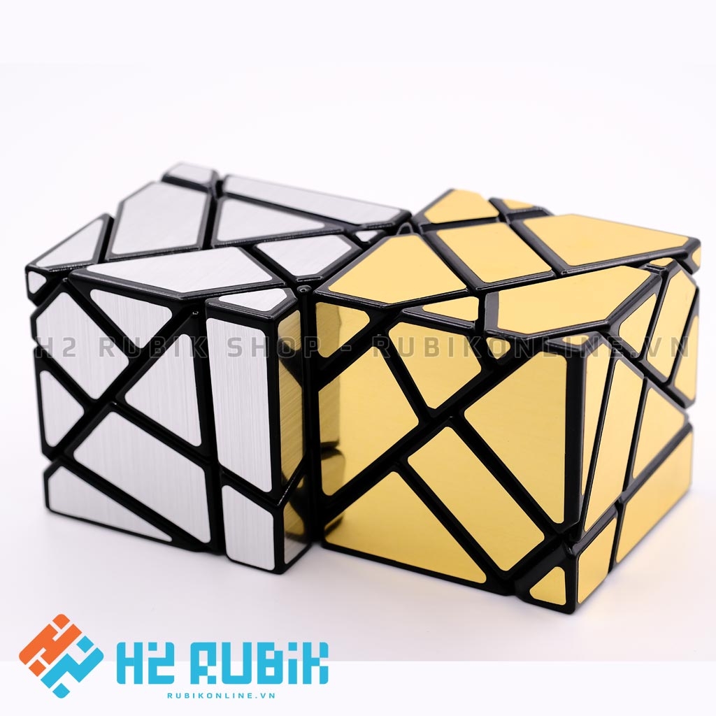 Ghost Cube 3x3 Bạc-Vàng