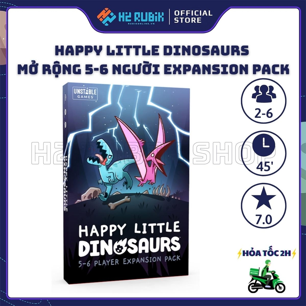 Happy Little Dinosaurs Board Game Khủng Long Vui Vẻ