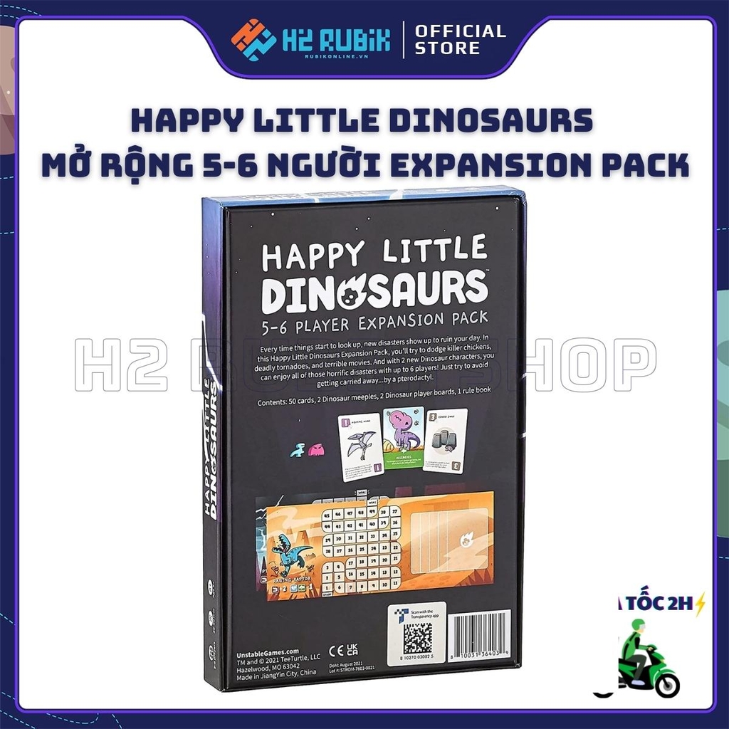 Happy Little Dinosaurs Board Game Khủng Long Vui Vẻ