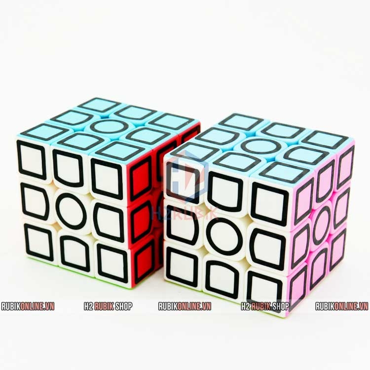 Lefun Hollow Carbon Sticker 3x3x3