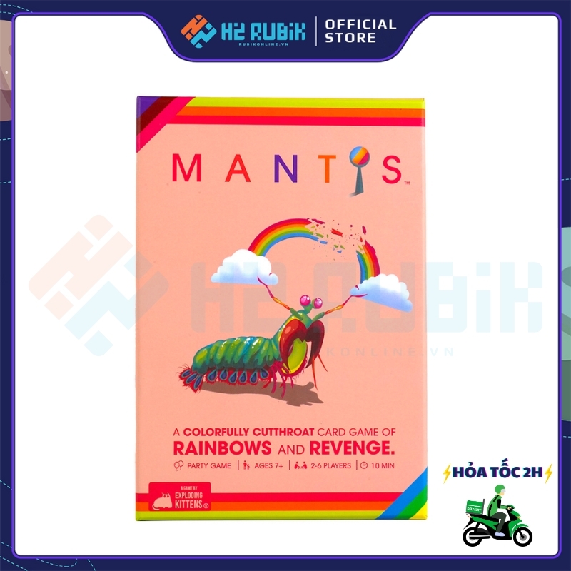 Mantis Board Game Bọ ngựa màu sắc Tiếng Anh US