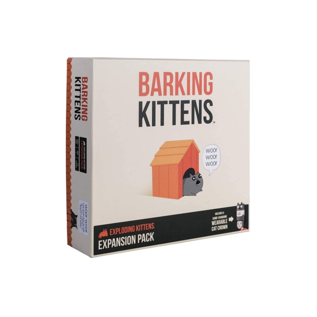 Mèo Nổ Mở Rộng Barking Kittens bản đẹp hộp cứng có vương miện