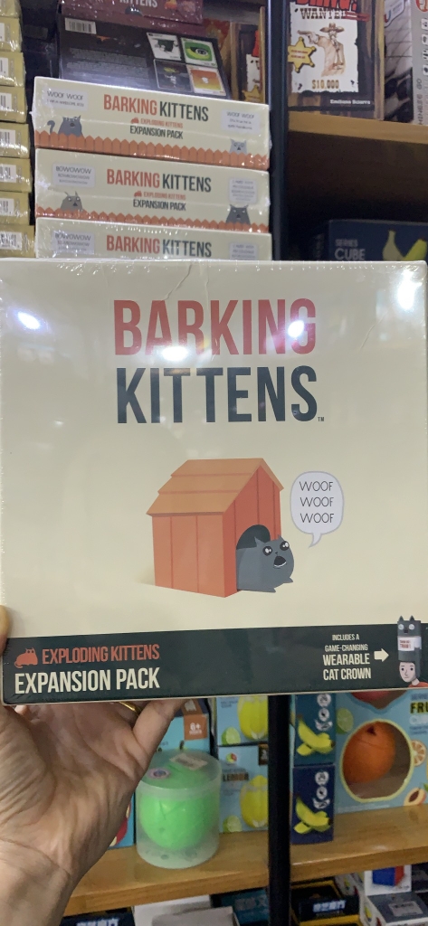 Mèo Nổ Mở Rộng Barking Kittens bản đẹp hộp cứng có vương miện