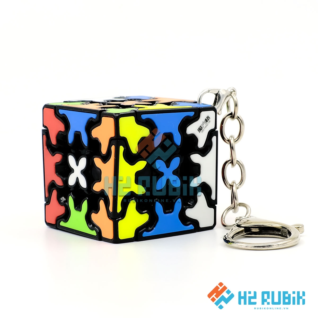 Móc khóa rubik QiYi Gear 3x3 Keychain