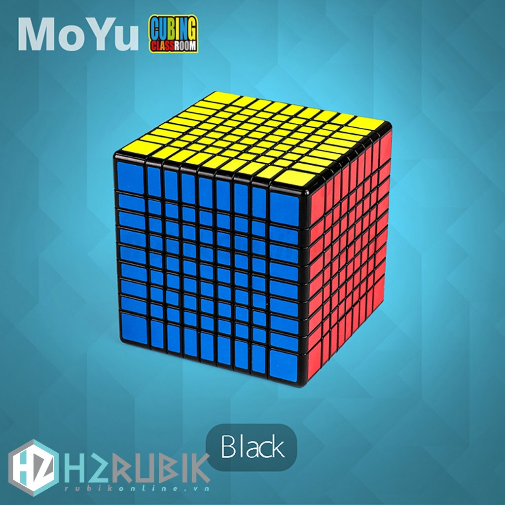MoFangJiaoShi MF9 9x9 (Đen + Stickerless) - Rubik 9x9