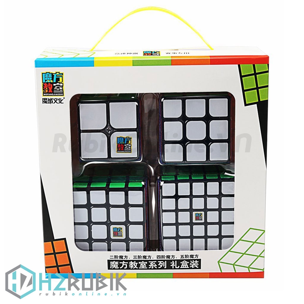 Combo Rubik 4 chiếc - MoFangJiaoShi Gift Packing