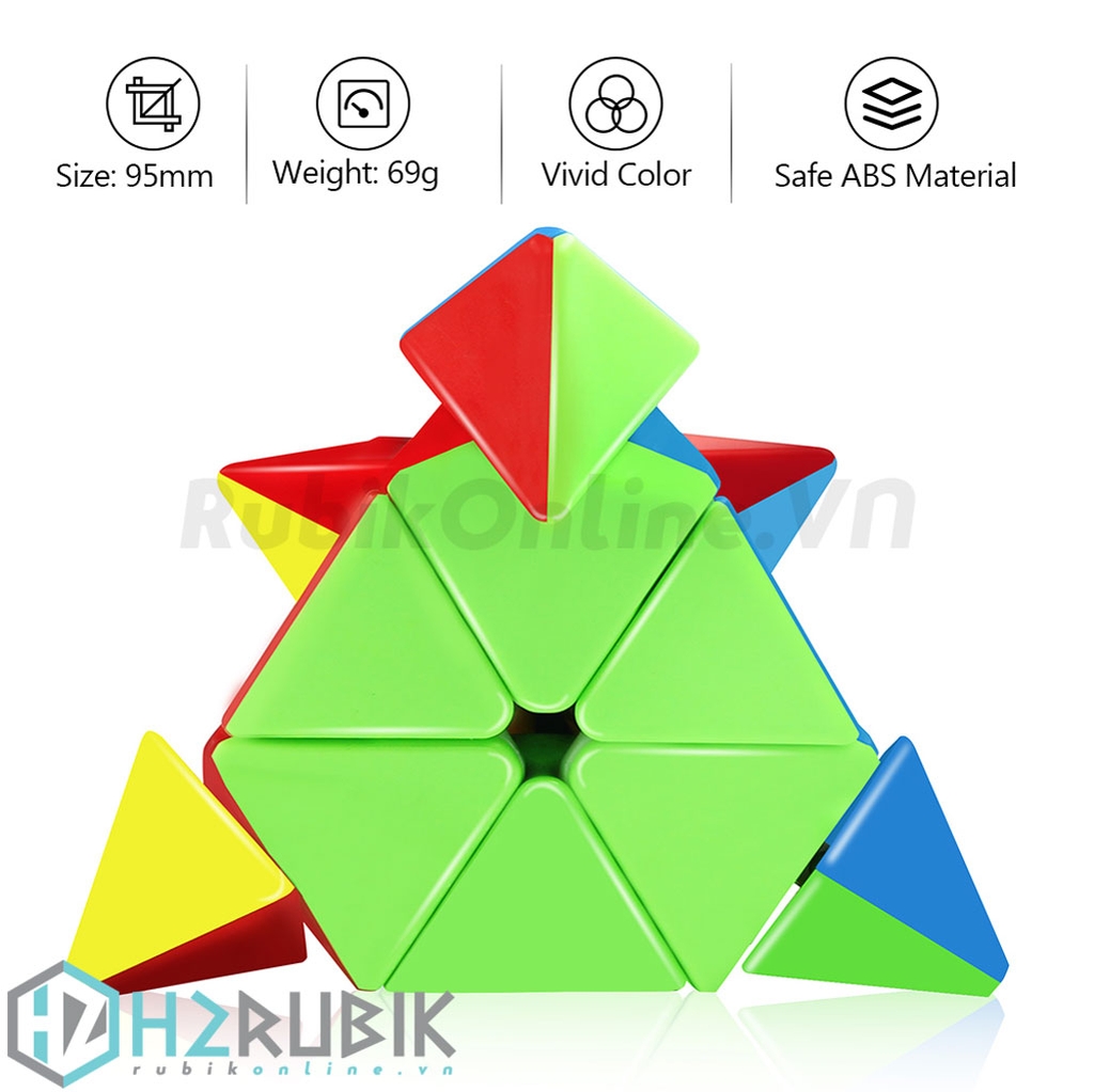 MoFangJiaoShi Pyraminx Stickerless