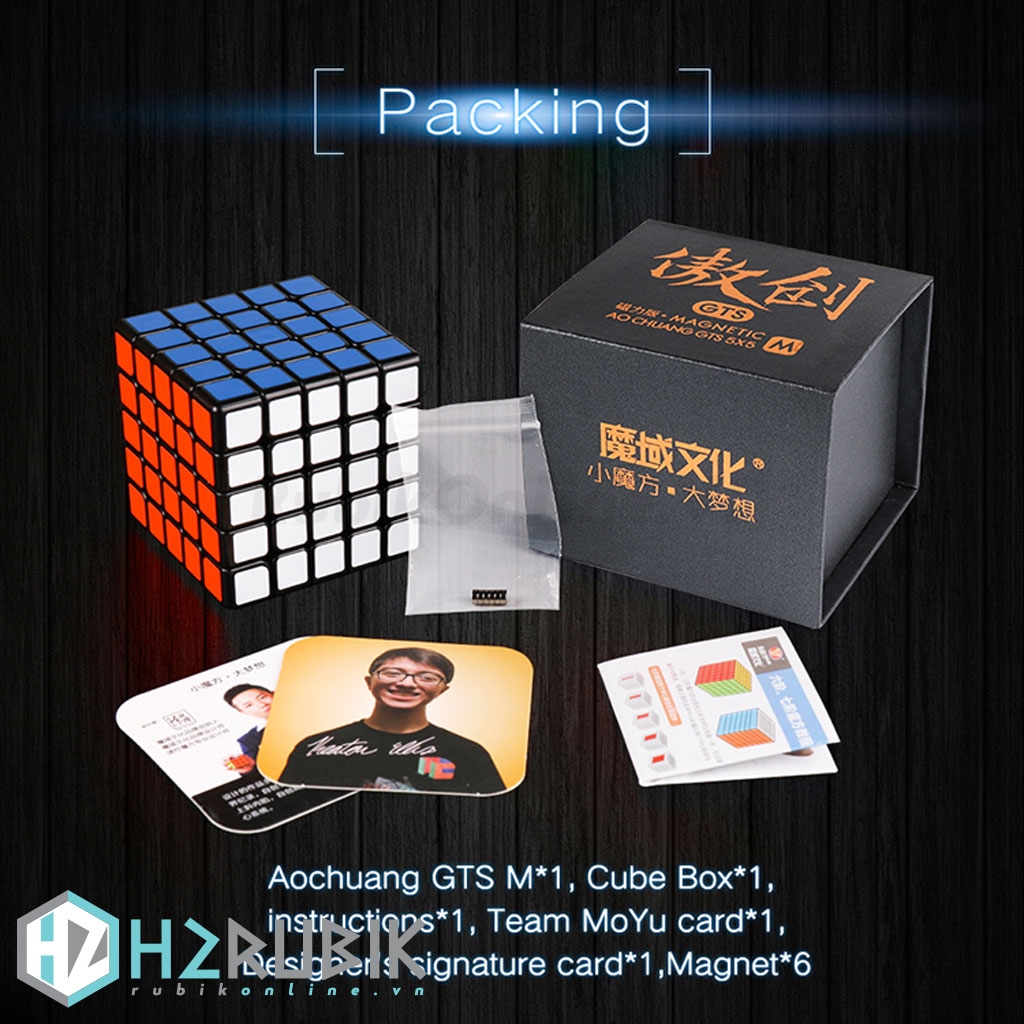 MoYu AoChuang 5x5 GTS Magnetic - Stickerless