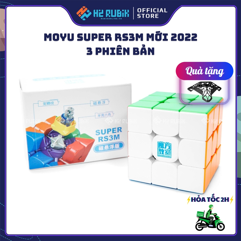 MoYu Super RS3M mới 2022 Rubik 3x3 có nam châm công nghệ cao