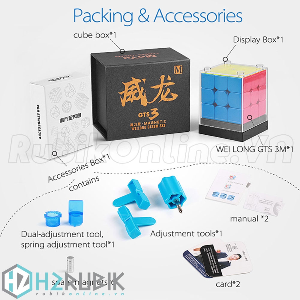 MoYu 3x3 Weilong GTS3 M Stickerless