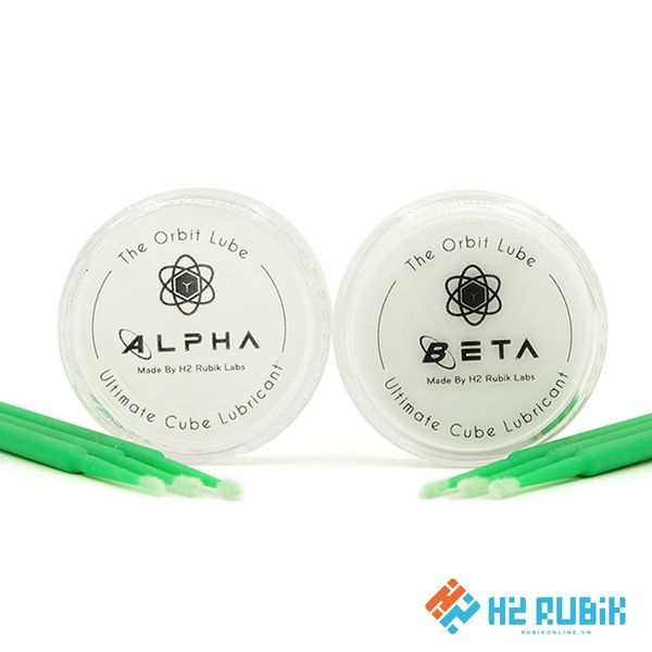 Combo Orbit Alpha Lube và Beta Lube 5g dầu bôi trơn rubik cao cấp