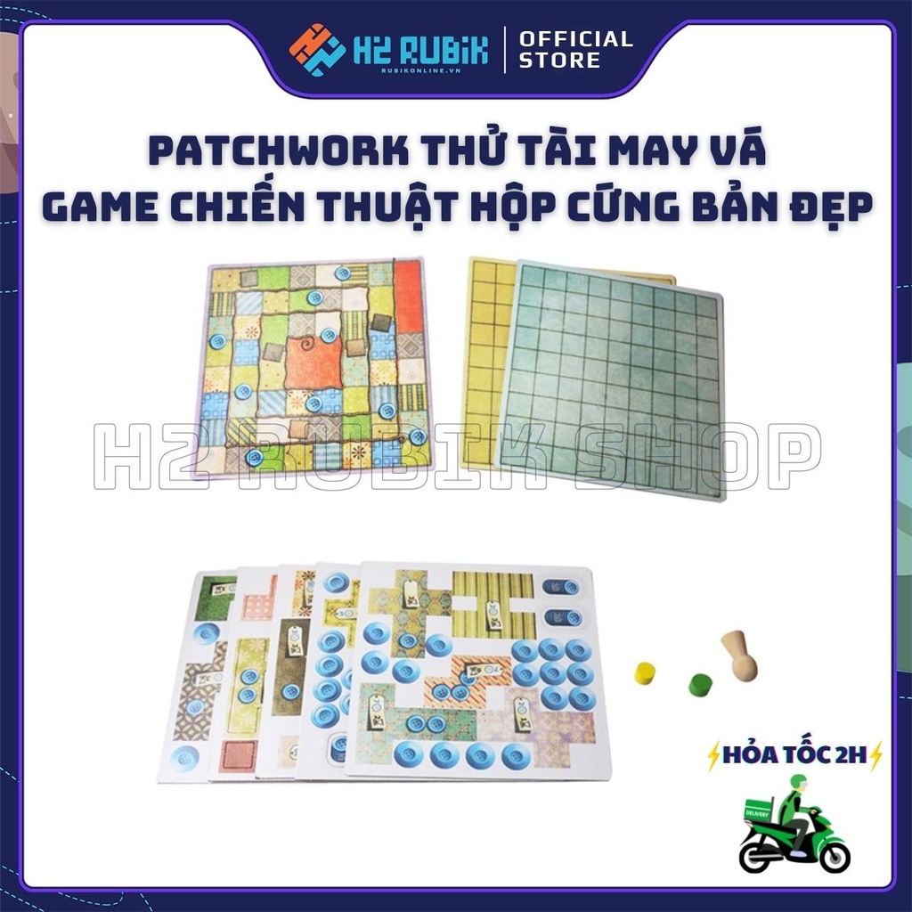 Patchwork Board Game Chiến Thuật Thử Tài May Vá