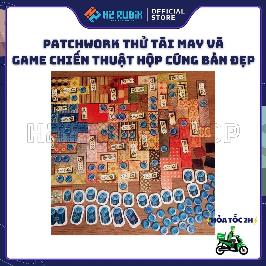 Patchwork Board Game Chiến Thuật Thử Tài May Vá