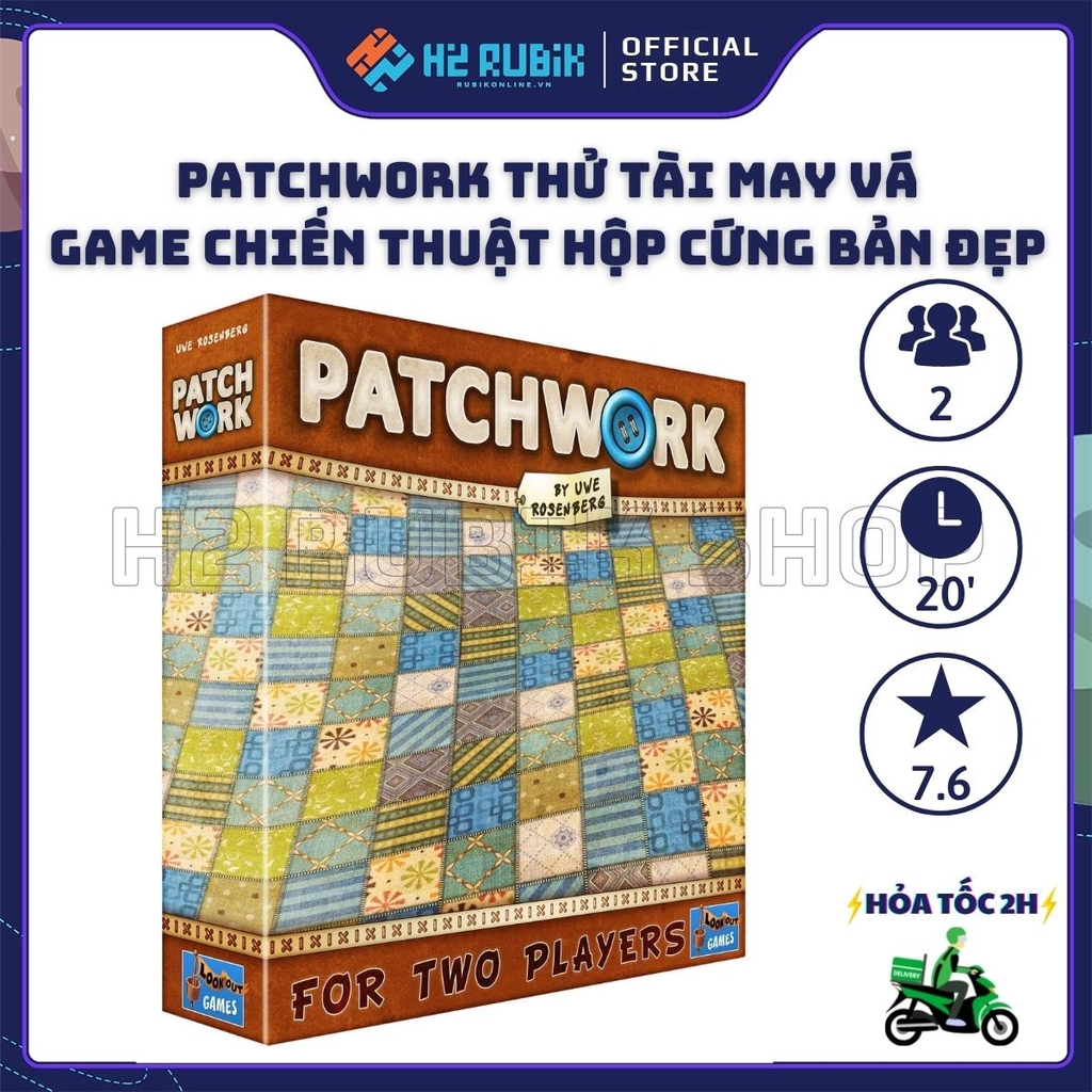 Patchwork Board Game Chiến Thuật Thử Tài May Vá