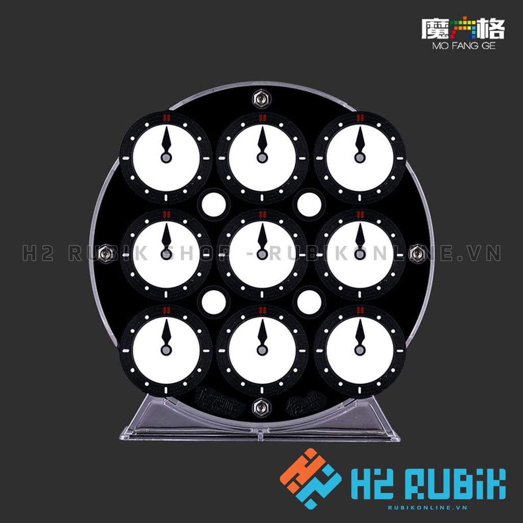 Rubik Clock QiYi Magnetic Clock (có nam châm sẵn) - Rubik đồng hồ