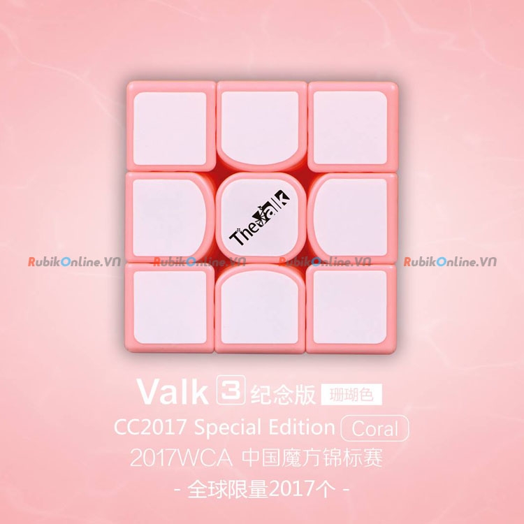 QiYi The Valk3 3x3x3 Coral Limited Edition - Bản giới hạn