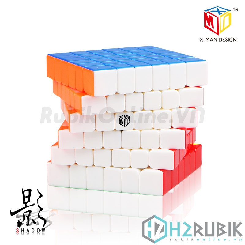 QiYi X-MAN 6x6x6 Shadow Stickerless