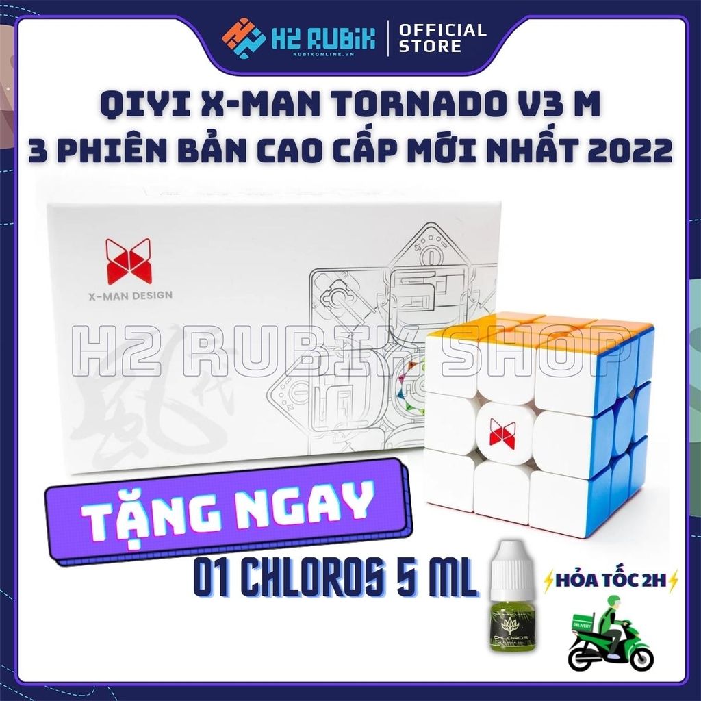 QiYi X-Man Tornado V3 M Rubik 3x3 Có nam châm mới nhất 2022