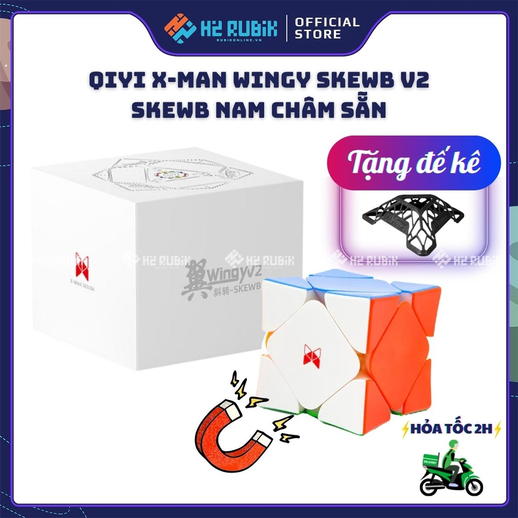 Qiyi Wingy Skewb V2 X-Man Có nam châm sẵn