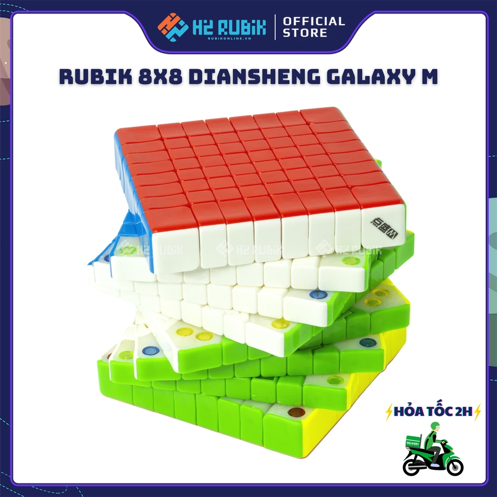 Rubik 8x8 Diansheng Galaxy M có nam châm sẵn