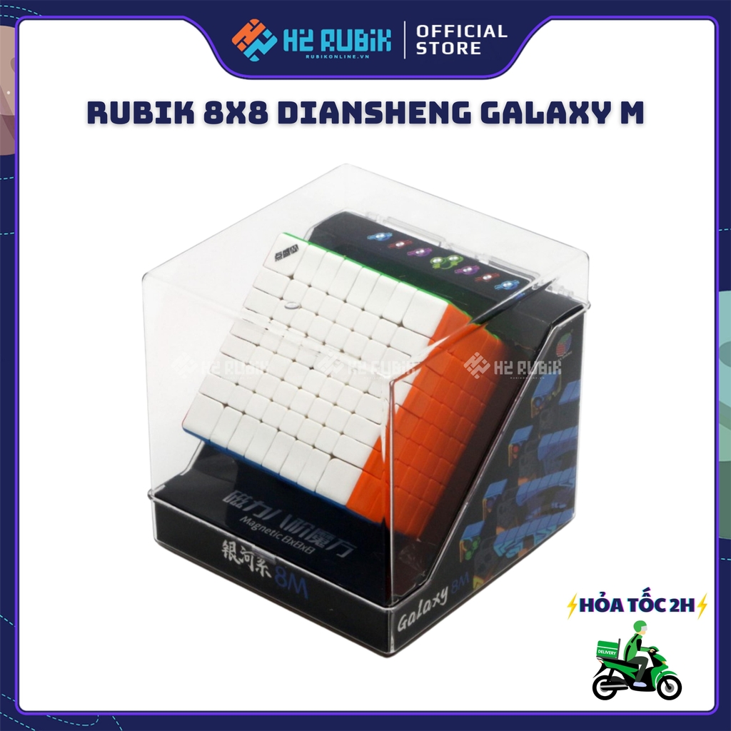 Rubik 8x8 Diansheng Galaxy M có nam châm sẵn