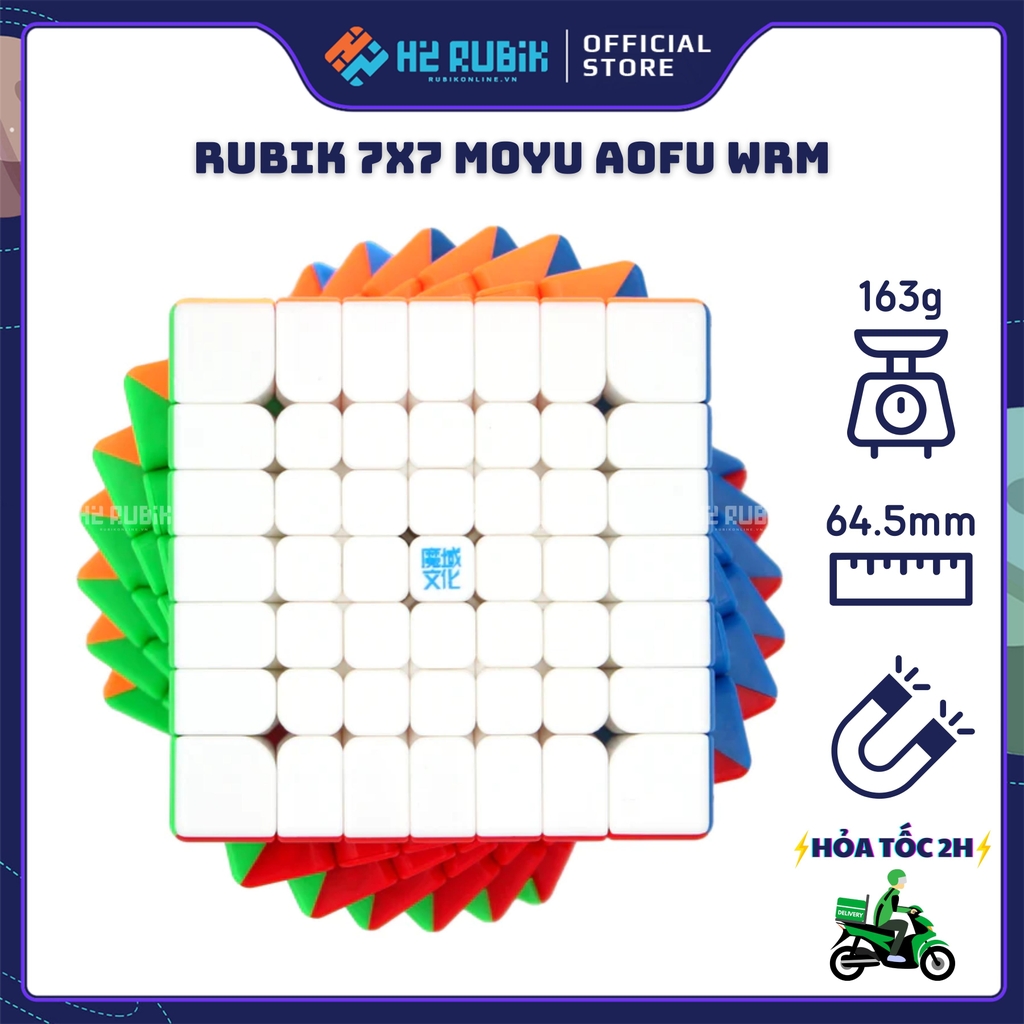 Rubik 7x7 AoFu WRM Có nam châm sẵn cao cấp nhất 2022