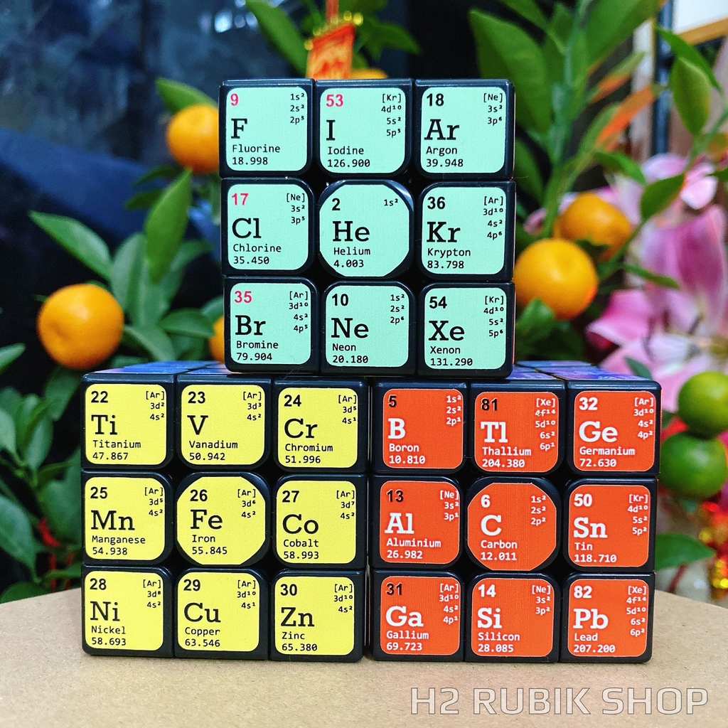 Rubik Hoá học bảng tuần hoàn nguyên tố - Periodic Cube