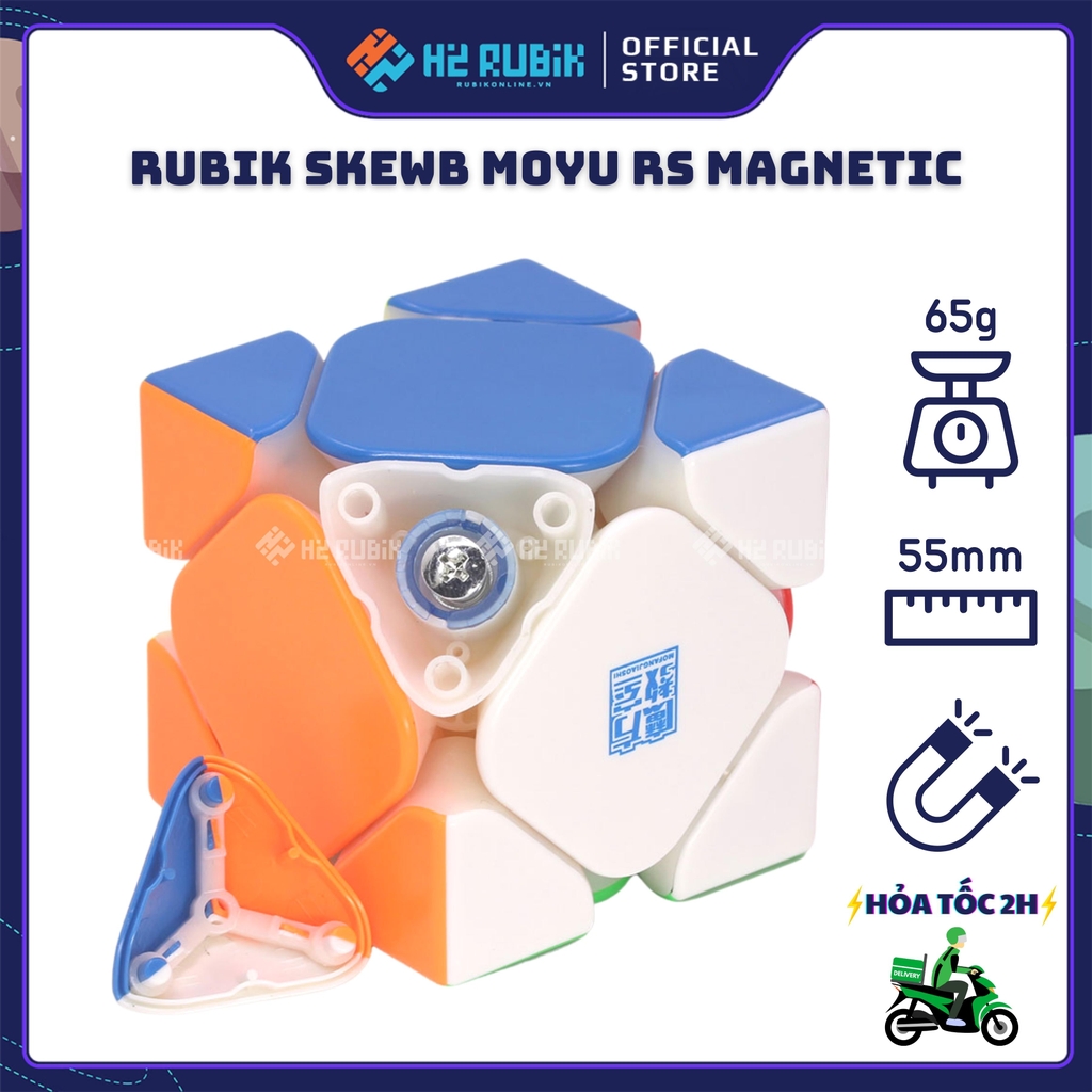 Rubik Skewb MoYu RS Magnetic có nam châm sẵn