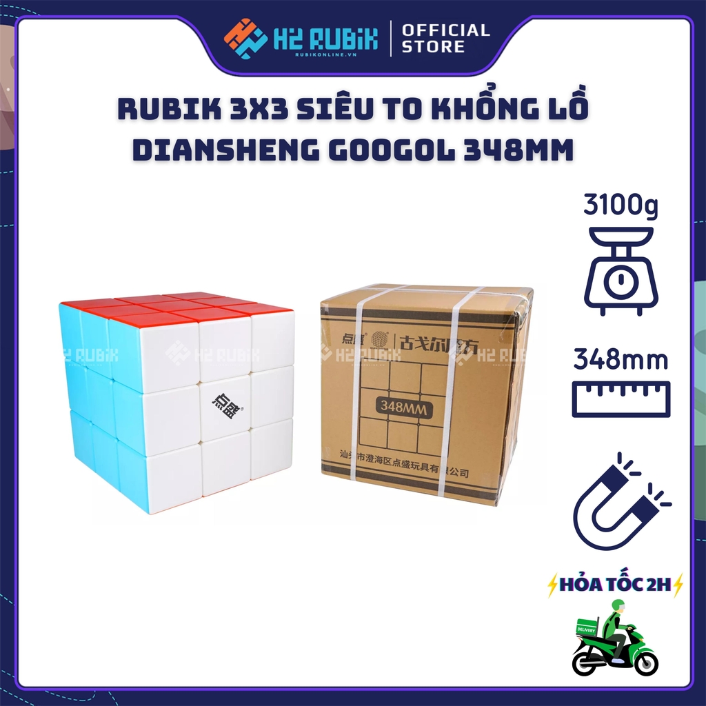 Rubik Khổng Lồ 348mm Diansheng Googol 3x3