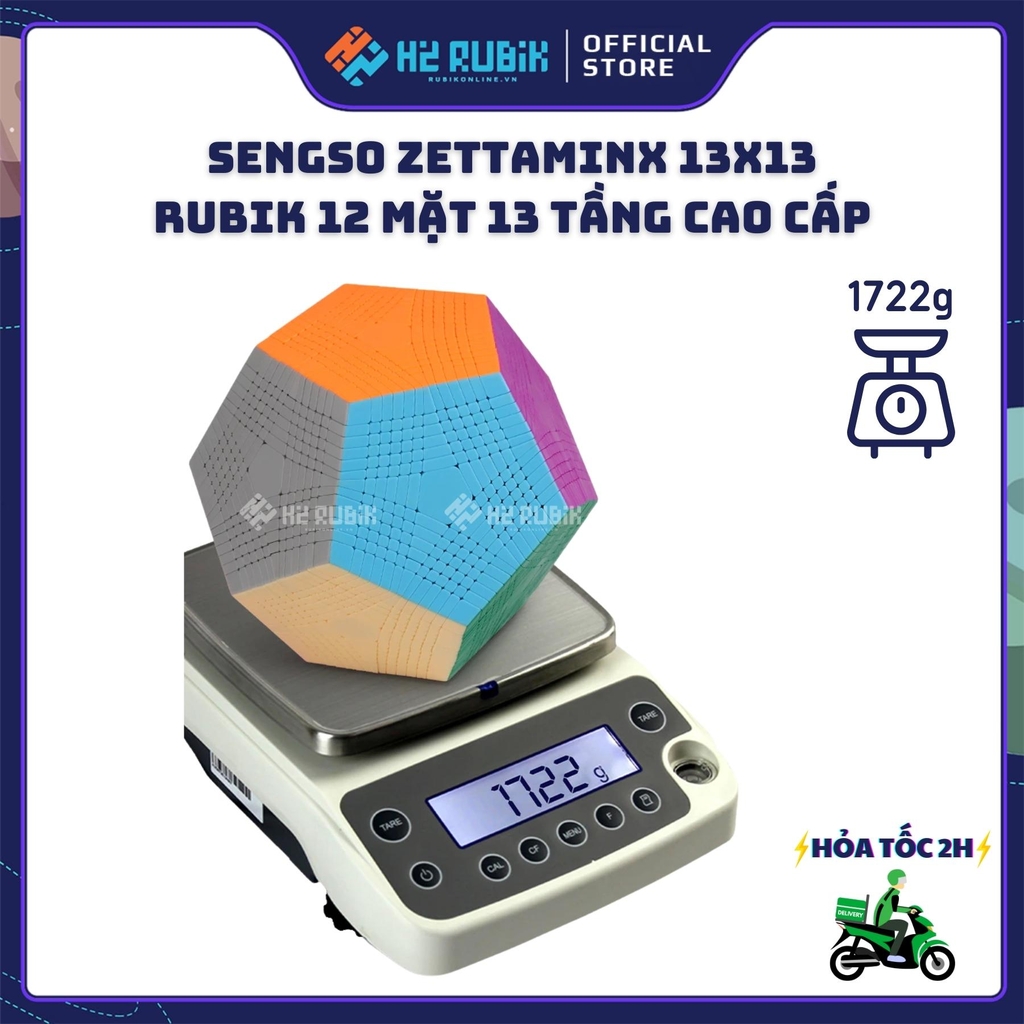 ShengShou Zettaminx Rubik biến thể 12 mặt 13 tầng 13x13