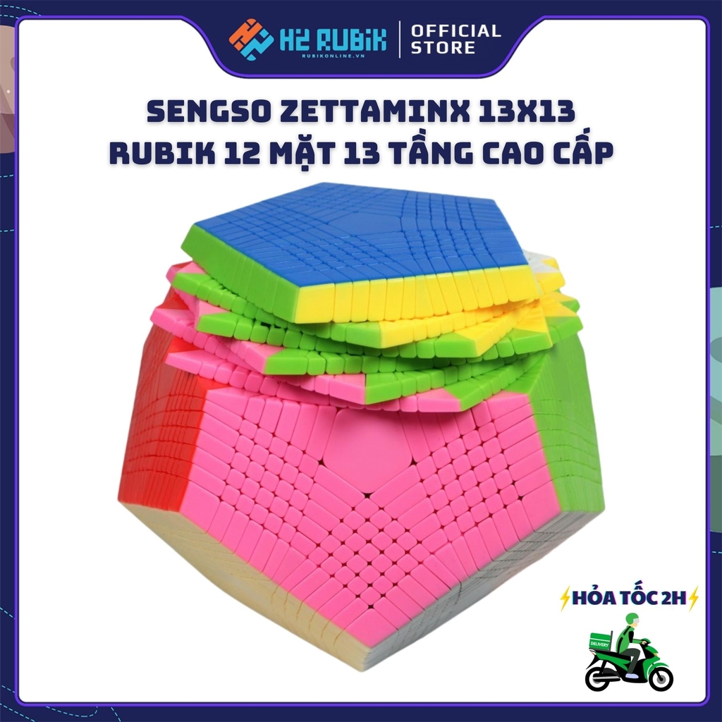 ShengShou Zettaminx Rubik biến thể 12 mặt 13 tầng 13x13