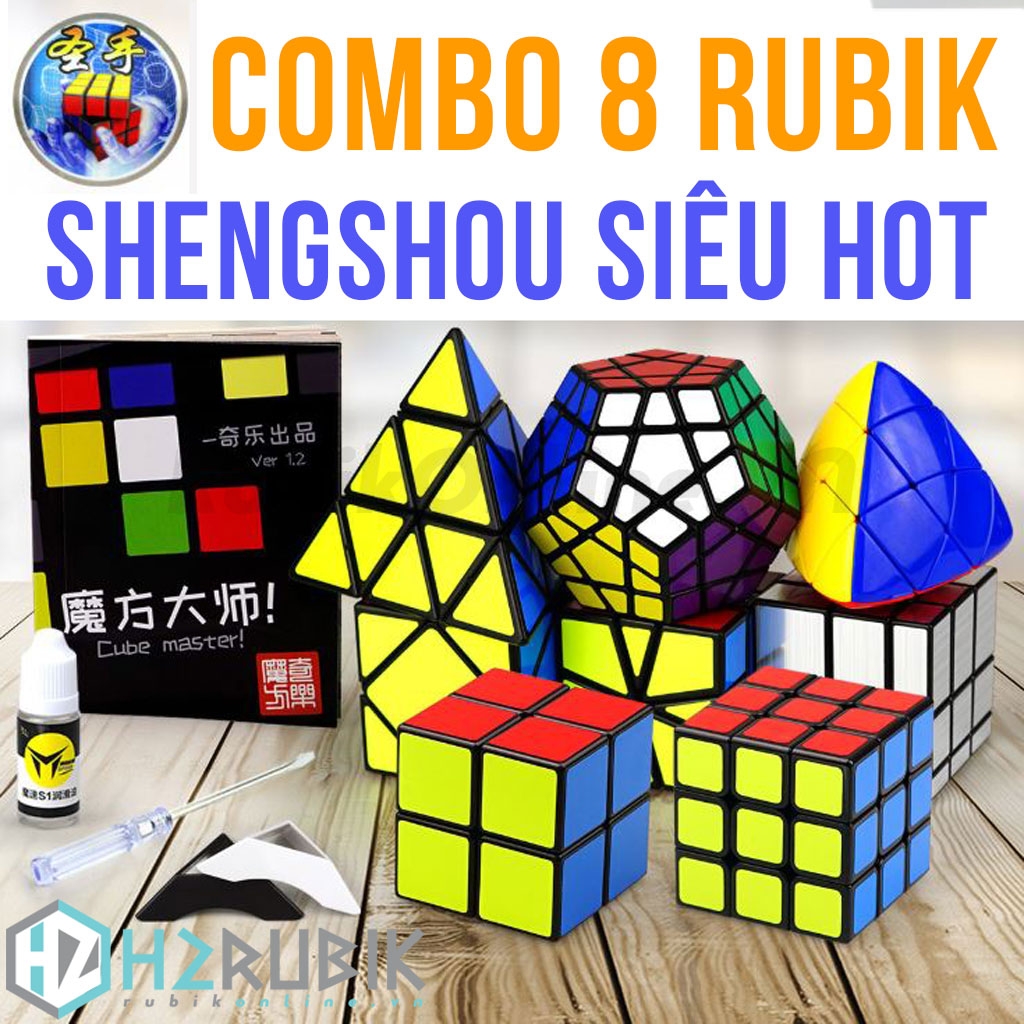 Shengshou Gift Packing 8 Cubes - Combo Rubik 8 chiếc cao cấp