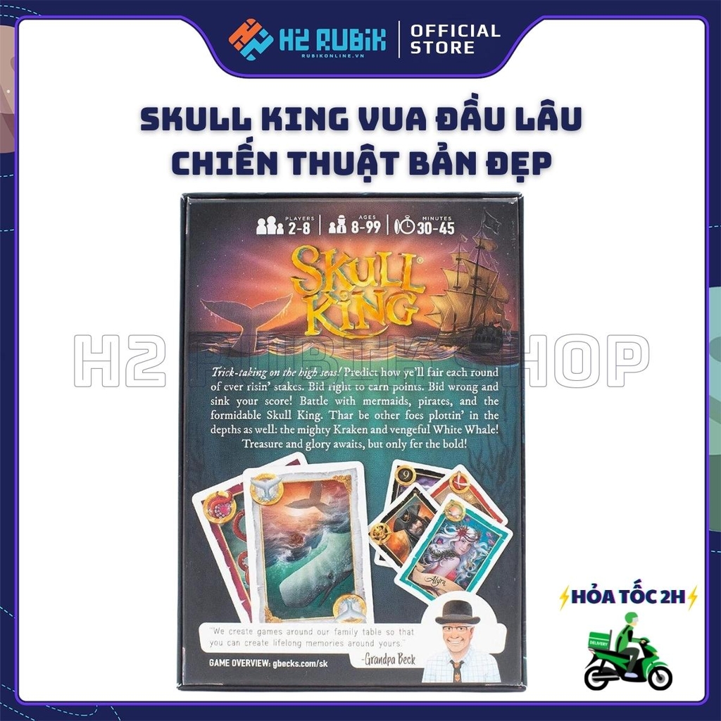 Skull King Vua Đầu Lâu Board Game Hải Tặc